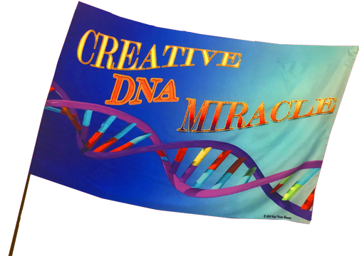 Creative DNA Miracles Worship Flag