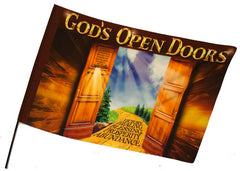 God's Open Door Worship Flag