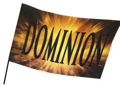 Golden Glory Dominion Worship Flag