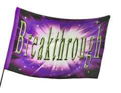 Breakthrough (Purple) Worship Flag