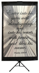 Entering His Gates with Thanksgiving Vertical Banner