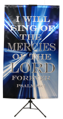 I Will Sing of the Mercies of the Lord Vertical Banner