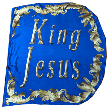 King Jesus/Majesty Worship Wing Flag Set of 2