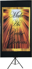 Make His Praise Glorious Vertical Banner