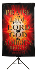 Praise The Lord Vertical Banner