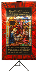 CHRISTMAS- She Shall Bring Forth a Son Vertical Banner