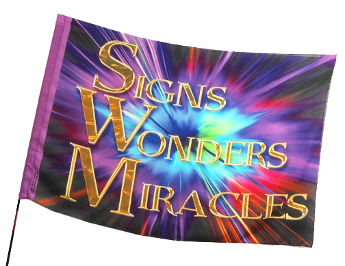 Signs Wonders Miracles/Purple Worship Flag