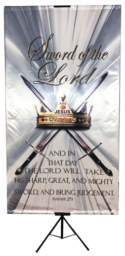 The Sword of the Lord Wall Banner