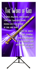 The Word of God Vertical Banner