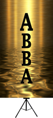 Names of God ABBA Verticle Banner