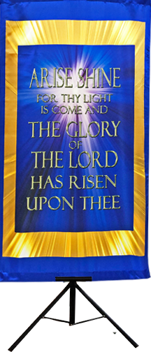 Arise Shine Vertical Banner