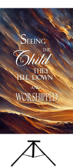 Christmas Bethlehem Star-A Seeing the Child they Feel Down