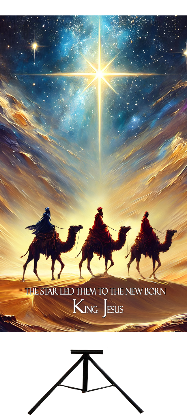 Christmas Bethlehem Star-B The Star Led Them