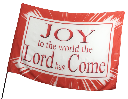 A-Christmas-Joy to the World Worship Flags