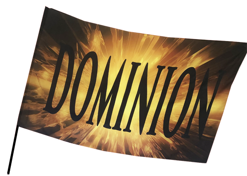 Golden Glory Dominion Worship Flag