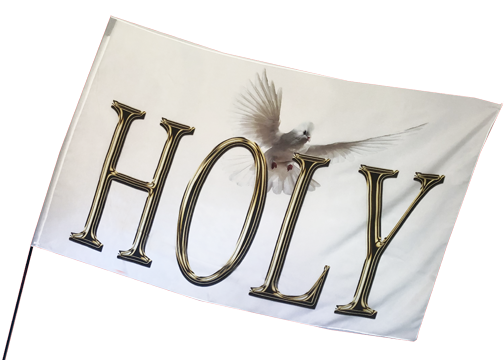 Holy Dove Worship Flag