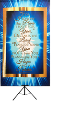 I Know the Plans I Have For You Vertical Wall Banner