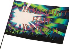 Holy Spirit Have Your Way Worship Flag