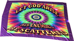 Let God Arise and His Enemies Scatter Worship Flag