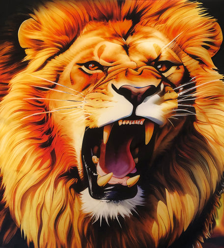 Adonai Lion of Judah Fire Worship Flag