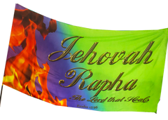 Jehovah Rapha Worship Flag