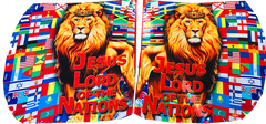 Jesus Lord of the Nations Wing Flag