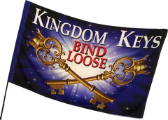 Kingdom Keys Worship Flag