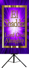 Names of God- El Shaddai Vertical Banner