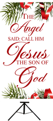 Christmas Red Stars-B The Angel said Call Him