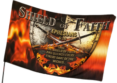 Shield of Faith Worship Flag