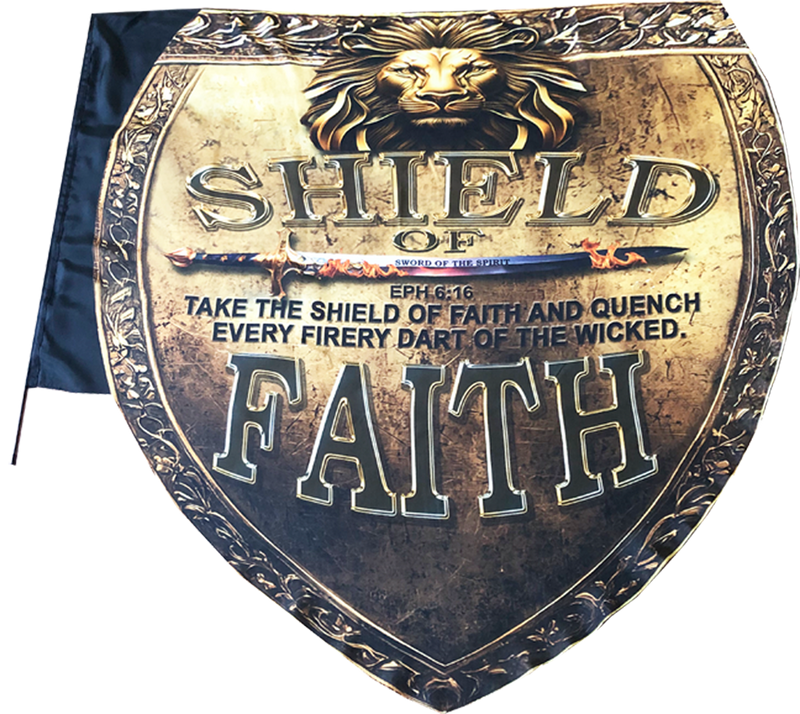 Shield of Faith Wing Flag