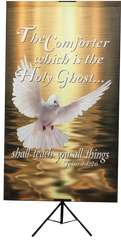 The Comforter which is the Holy Ghost Verticle Banner