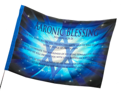 Aaronic Blessing Worship Flag