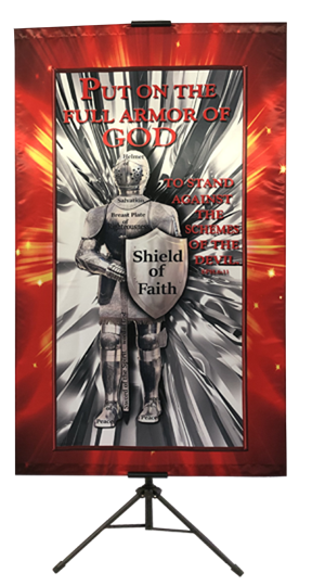 Put on the Full Armour of God Vertical Banner