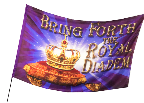 Bring Forth the Royal Diadem Worship Flag