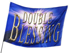 Double Blessing Worship Flag