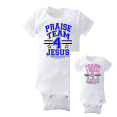 Praise Team 4 Jesus Baby Onesie