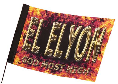 El Elyon Fire Worship Flag