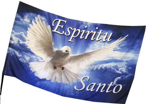 Espiritu Santo Worship Flag