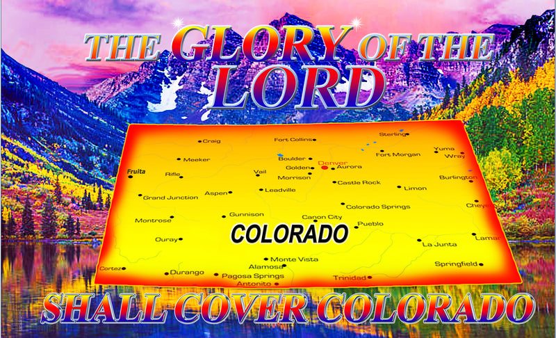 The Glory of the Lord Shall Cover Colorado Worship Flag