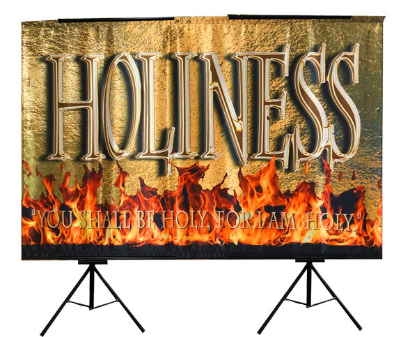 Holiness Horizontal Wall Banner