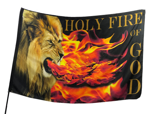 Holy Fire of God Worship Flag