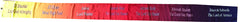 A-Names of God Yellow Red Purple Ribbon Streamer