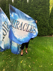 Miracles Worship Wing Flag