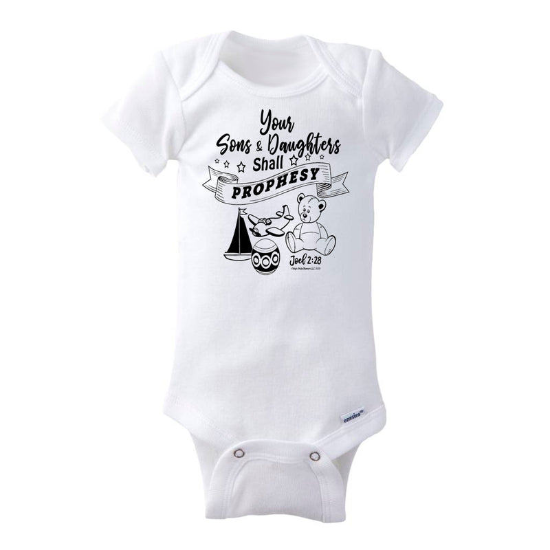 Your Sons and Daughters Shall Prophesy Baby Onesie