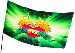 Jehovah Rophe Our Healer Worship Flag