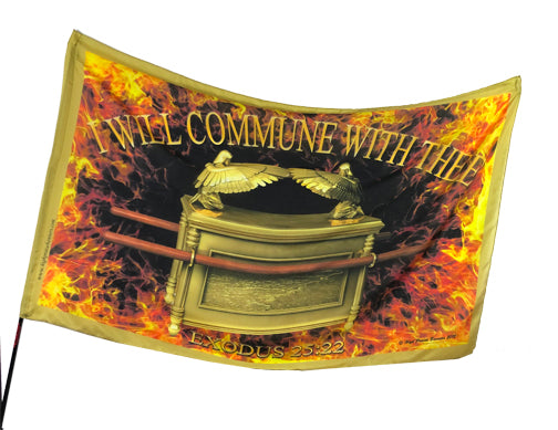 Ark of Covenant-I Will Commune With Thee Worship Flag