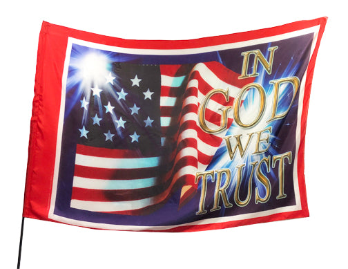 In God We Trust Worship Flag