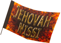 Jehovah Nissi Worship Flag