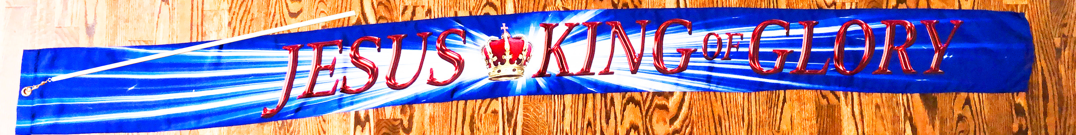 Jesus King of Glory Ribbon Streamer | High Praise Banners